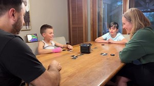 All-in-One Automatic Card Shuffler and Dealer,with 8 Remotes,Programmable Dealer,Card Shuffler 2 Deck,360° Rotation,Ultra Quiet,Rechargeable,up to 12 Players,for All Card Games (White&Black)