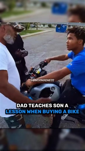 Dad Teaches Son A Lesson When Buying A Bike