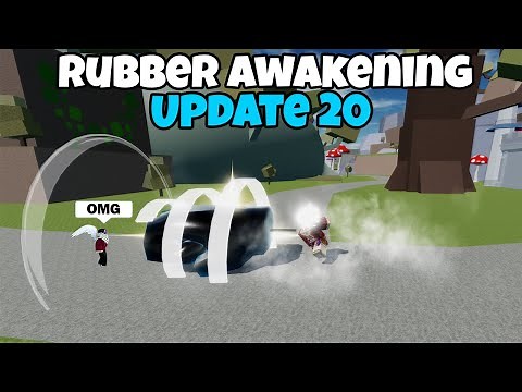 (UPDATE 20) Rubber Awakening Showcase! ( Blox Fruits )