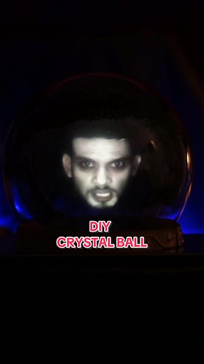 Have you heard of Peppers Ghost? It’s a really cool trick used to project a ghostly figure onto a transparent object. The method dates back to the 1800’s. In fact, it is also used in the Haunted Mansion at the Disney Parks. This is a simple and effective method to see what you may look like in a ghostly form, without the consequences of course. The full Crystal Ball video is in YT. #peppersghost #crystalball #diy #mystical #ghost #hauntedmansion #fortuneteller #cooldiy #halloweendiy