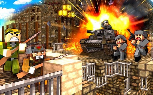 捍卫桥梁 Minecraft 我的世界 二战模组 P1 DEFEND THE BRIDGE! (Part 1) - Minecraft WW2 - S5E5