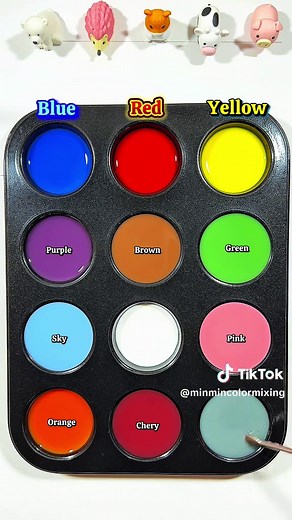 Discover the Color from Mixing Blue, Red, and Yellow