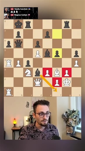 INSANE BLUNDER By MAGNUS !! #chess #gothamchess @GothamChess