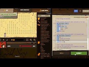 Cubic Minefield CodeCombat. Python