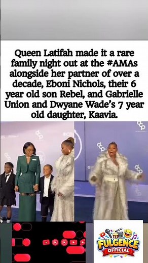Queen Latifah & her family of 4 years?! 👸🏽💕"#short"