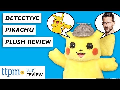 Pokemon Detective Pikachu Talking Plush from Wicked Cool Toys
