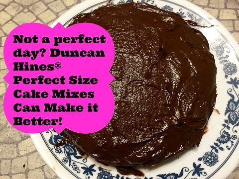 How to Make Duncan Hines Perfect Size Cake Mix