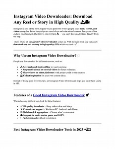 Instagram  Video Downloader - SlideServe