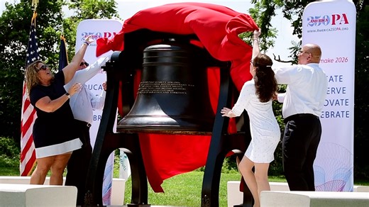 America 250 Liberty Bell is unveiled at Camp Security park