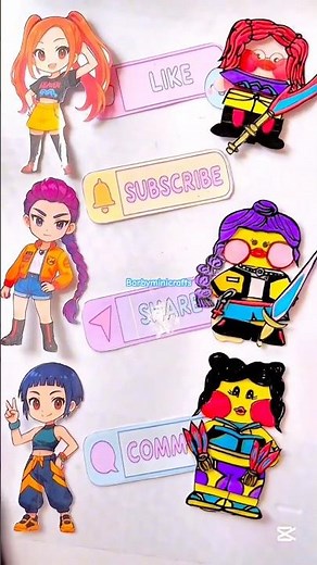 HUNTRIX 😍😘VERSIÓN PATITOS DE PAPEL RUMI ZOEY Y MIRA K-POP DEMON HUNTERS #papercraft #manualidades
