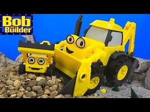 BOB THE BUILDER FRONT LOADER AND EXCAVATOR SCOOP & KINETIC SAND PLAY
