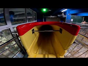 Yellow Water Slide | Aquapark Babylon Liberec Czech Republic | POV 4K