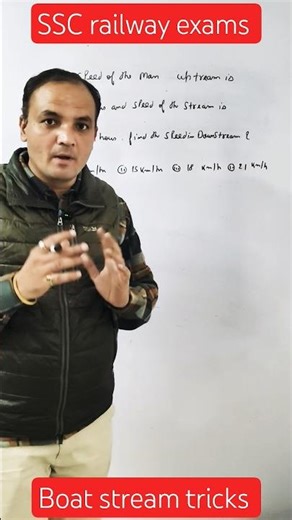 technique of solving boat stream based problem#sscmaths#rrbgroupd#rrbntpc#mathstricks#shorts#learn