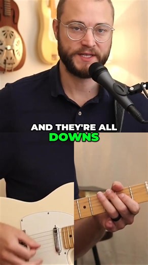 2.8K views · 39 reactions |  Join my free guitar course & community  https://skool.com/guitar Learn a basic strumming pattern by counting to four. The pattern involves down strums and ghost strums to create a simple rhythm. This is a great way to learn guitar! Tag a friend who wants to play! #strummingpattern #guitarlessons #music #beginnerguitar #easyguitar | Guitar Gym Pro | Facebook