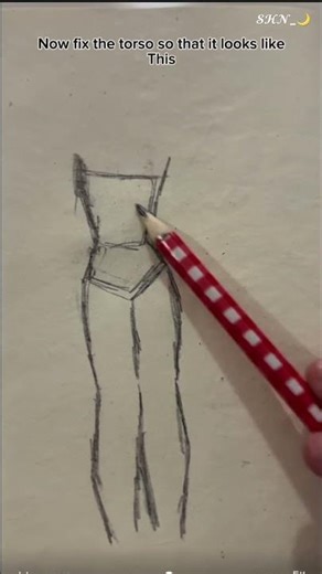 How to draw a body tutorial🫶🏻