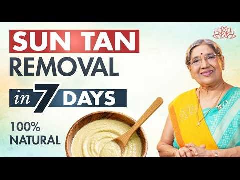 Remove Tan from Face | 3 Natural Sun Tan Home Remedies That Work | Dr Hansaji