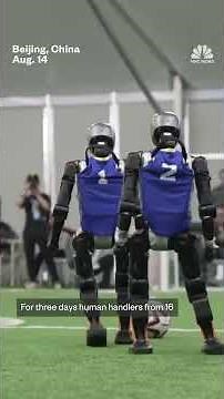 First-ever World Humanoid Robot Games in China