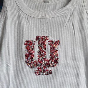 College Bedazzled Tank - Etsy