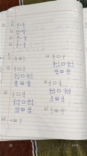 Class-7 maths ch-8 rational number NCERT mathematics ex. 8.1 & 2 #maths #number #study #education
