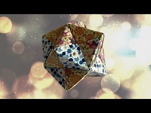 Sonobe 12 units (Spiked Octahedron) Modular Origami (Silent)