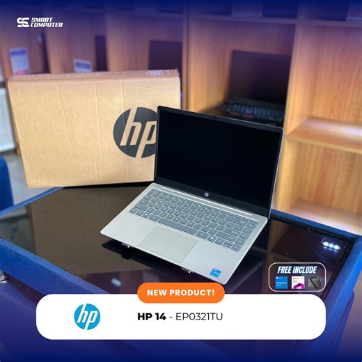 Laptop Baru & Second Smart Computer Purwodadi on Instagram: "Informasi Penting Laptop Baru Naik Harga!!! Monggo bosku masuk unit new HP core i3 generasi 13 warna silver dengan processor generasi terbaru bikin kinerjamu makin satset pokoknya deh HP 14S-EP0321TU Spesifikasi ~ Processor: Intel Core i3-1315, 6C (2P + 4E) / 8T, P-core 1.2 / 4.5GHz, E-core 0.9 / 3.3GHz, 10MB ~ Graphic: Intel UHD Graphics ~ Memory: 8GB DDR4-3200MHz ~ Storage: 512GB SSD M.2 PCIe NVMe ~ Display: 14″ FHD (1920 x 1080) mic