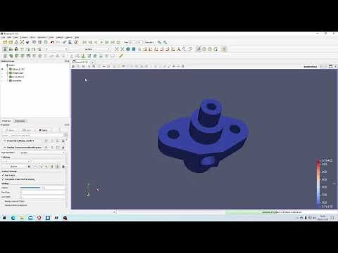 OpenFoam v10 laplacianFoam tutorial.