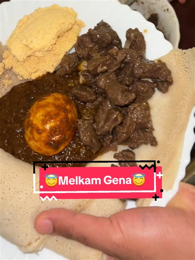 😇Melkam Gena😇 What is your perfect habesha food combo?😋 Mine(Tibs,Doro Wat,Ayib) Let me know in the comments section!!! #handes_reviews #habesha #merrychristmas #habeshfood #food