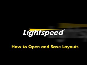 How to Open and Save Layouts on Lightspeed Trader