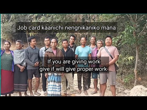 Difficulty / problem / Job card app photo ka,anichi ningnikaniko ona