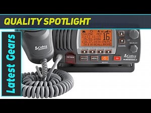 Cobra MR F77B GPS Marine Radio: Your Ultimate Safety Companion on the Water