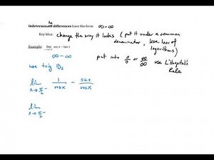 1.7.3 Indeterminate differences