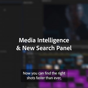 236K views · 52 reactions | Goodbye, endless scrolling. Hello, AI-powered search panel. With the all-new Media Intelligence in #PremierePro (beta), the content of your clips is automatically recognized, including objects, locations, camera angles, and more. Just input your search to find exactly what you need. Try it today by downloading the beta! | Adobe Video | Facebook