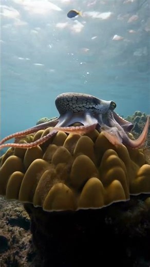 ALIEN OCTOPUS 🐙🙀!! #pov #wildlife #alien