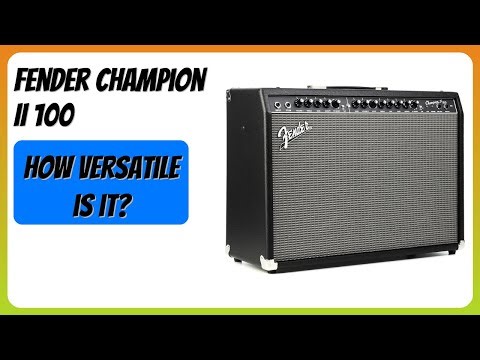 REVIEW (2025): Fender Champion II 100. Features