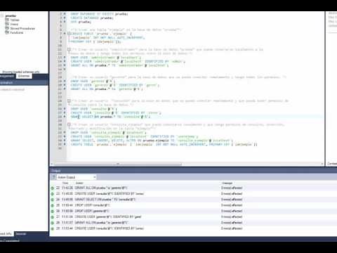 Creación de Script en Workbench (MySQL) -Base de datos-tabla-usuarios y privilegios.