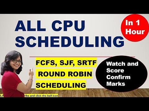 All CPU Scheduling Algorithm in 1 Hour -FCFS | SJF | SRTF | Round Robin | Operating System