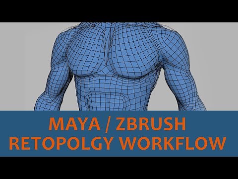 Tip: Fast way to Retopology using Maya and Zbrush and save time