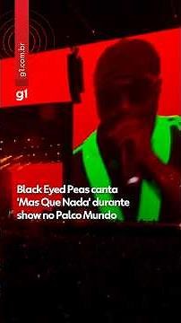 Black Eyed Peas canta 'Mas, Que Nada!' durante show no Palco Mundo #g1norockinrio #g1 #shorts