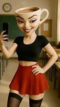 😳 HOT Italian Brainrot Schoolgirls🔥❤️ #italianbrainrot #funny #laugher #ballerinacappuccina #short