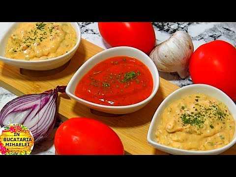 2 Tipuri de Sosuri pentru Carne si Burger Rapid si Gustos