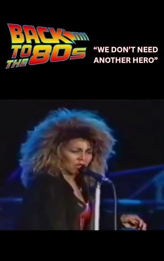 Tina Turner | We Don’t Need Another Hero (80s Classic)🔥