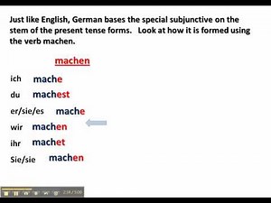 Understanding the subjunctive Mood in German - www.germanforspalding.org