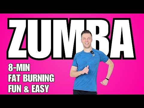 8-Min Easy Zumba Dance Workout For Beginners 🔥 Cardio Aerobics to Lose Weight Fast at Home