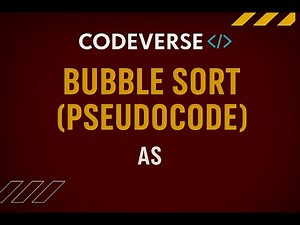 Bubble Sort in Python | A2 Computer Science | Step-by-Step Tutorial