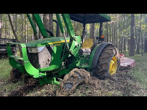 John Deere 5075e is stuck, can we recover it?