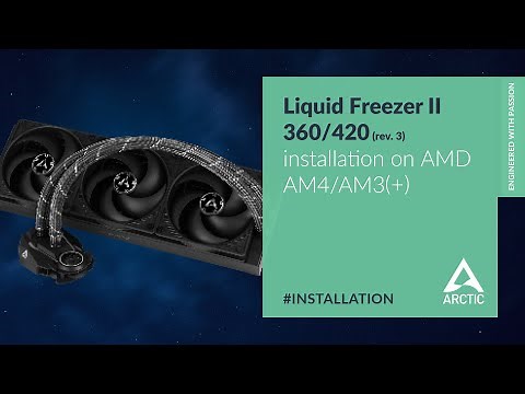 Liquid Freezer II 360/420 (Rev.3) – Installation on AMD AM4/AM3(+)