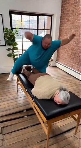 Worst MASSAGE EVER! Floor Collapses During Session