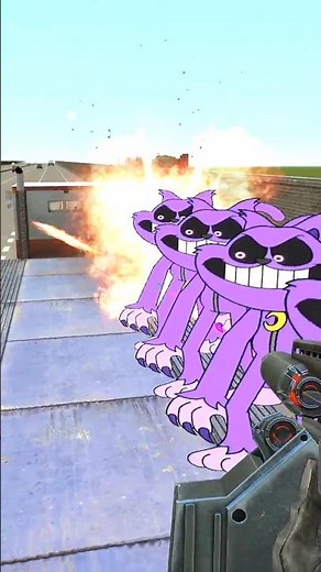 Freeway Catnap Cartoon cat memes in Garry's mod #shorts #catnap