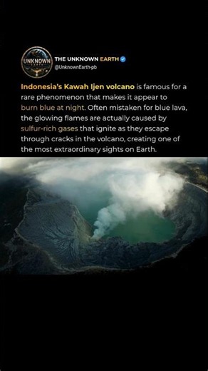 The Volcano That Burns Blue 🔥