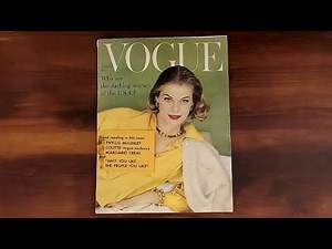 1958 January ASMR Magazine Flip Through: Vogue "The Dashing women of USA"